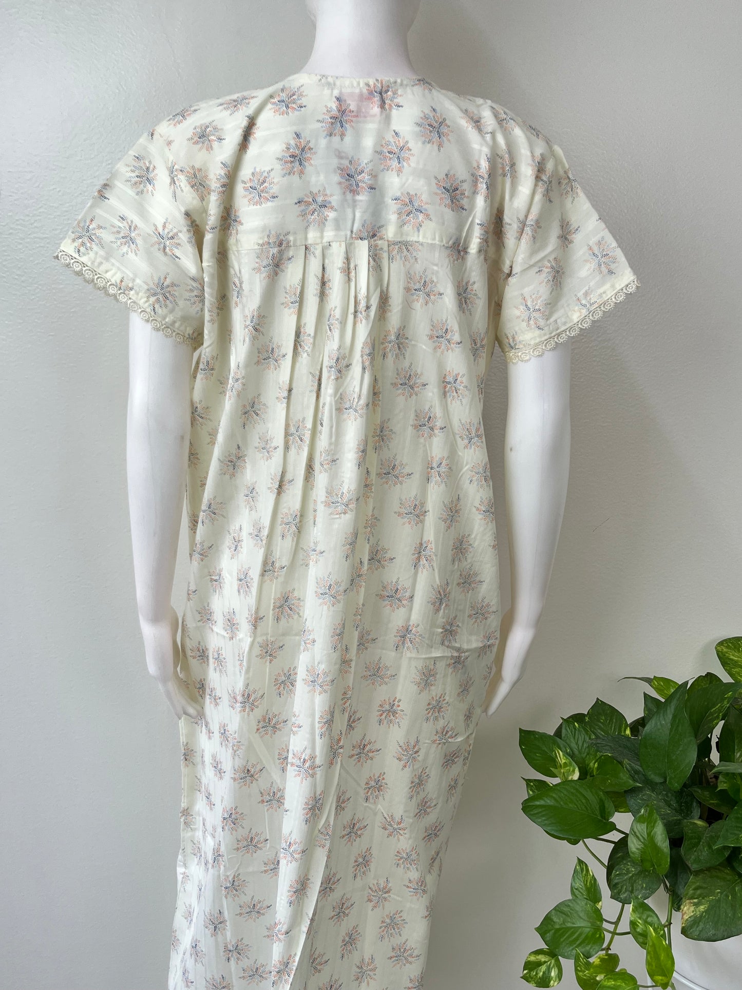 Lemon Yellow Boutique Cotton Elegant Nighty
