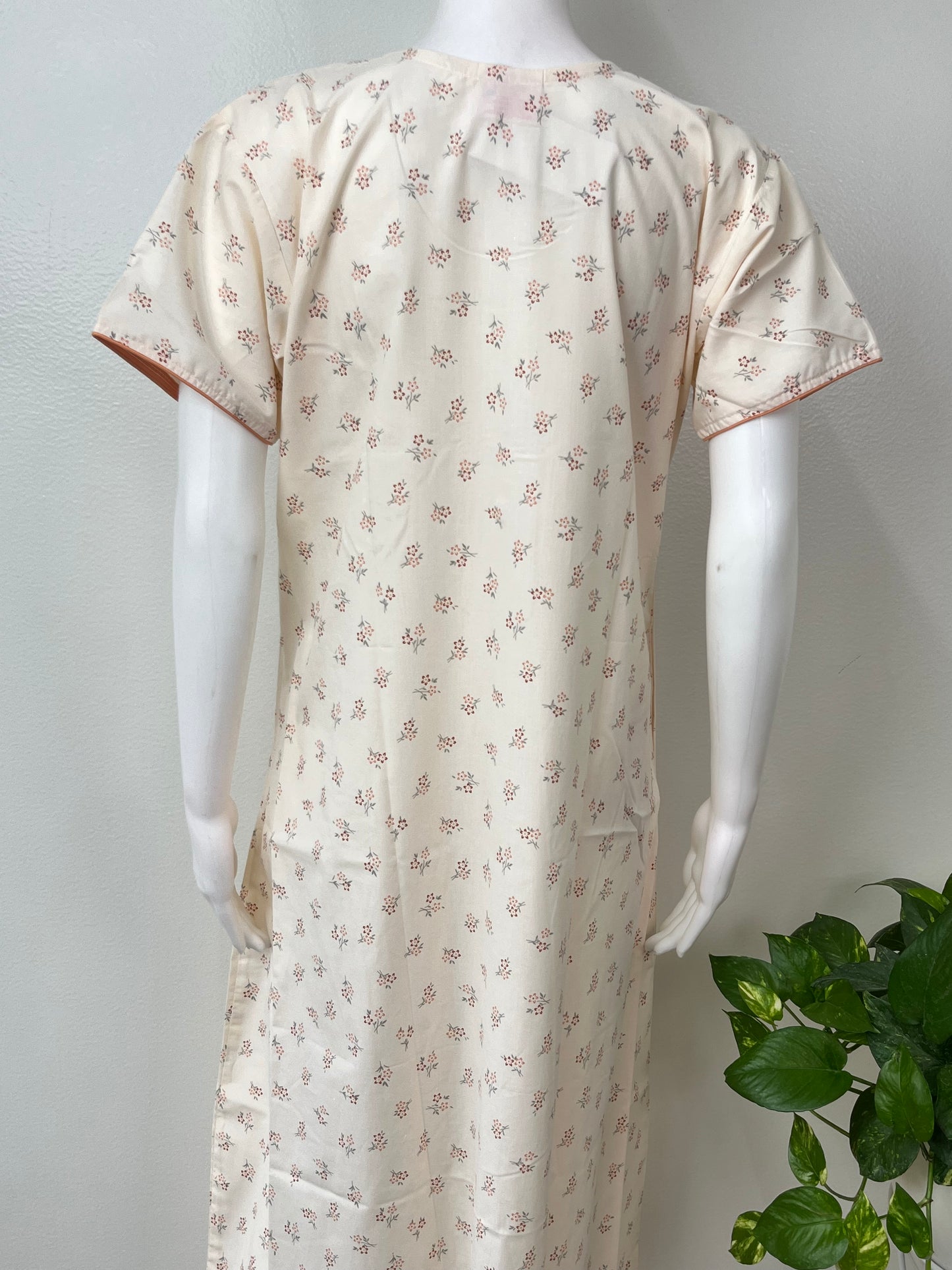 Cream Boutique Cotton Nightgown for Women