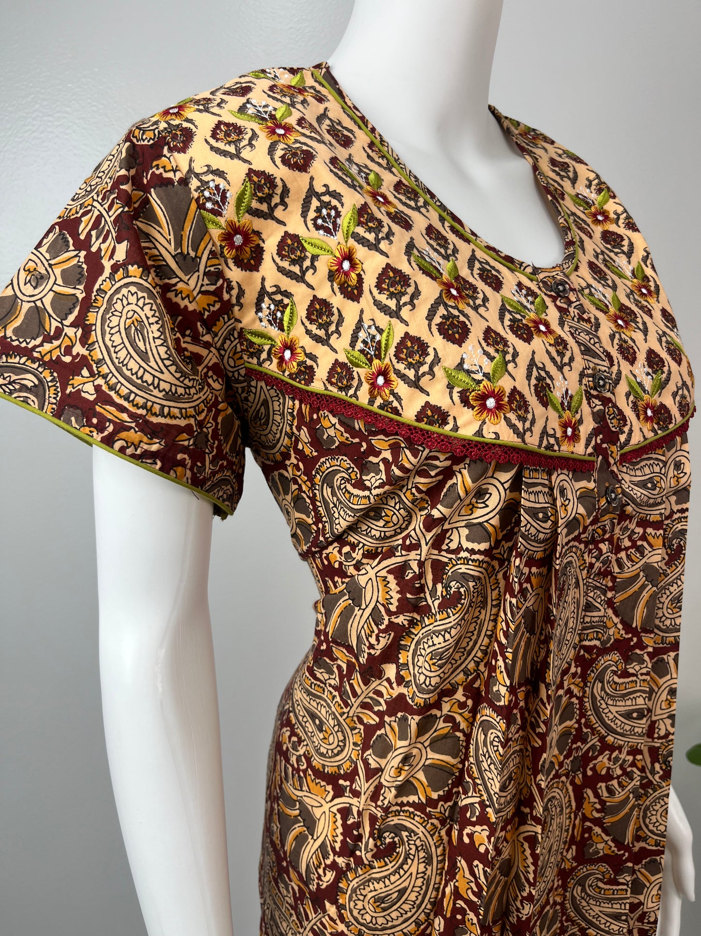 Jaipuri Printed Pure Cotton Nighty Soft & Comfortable