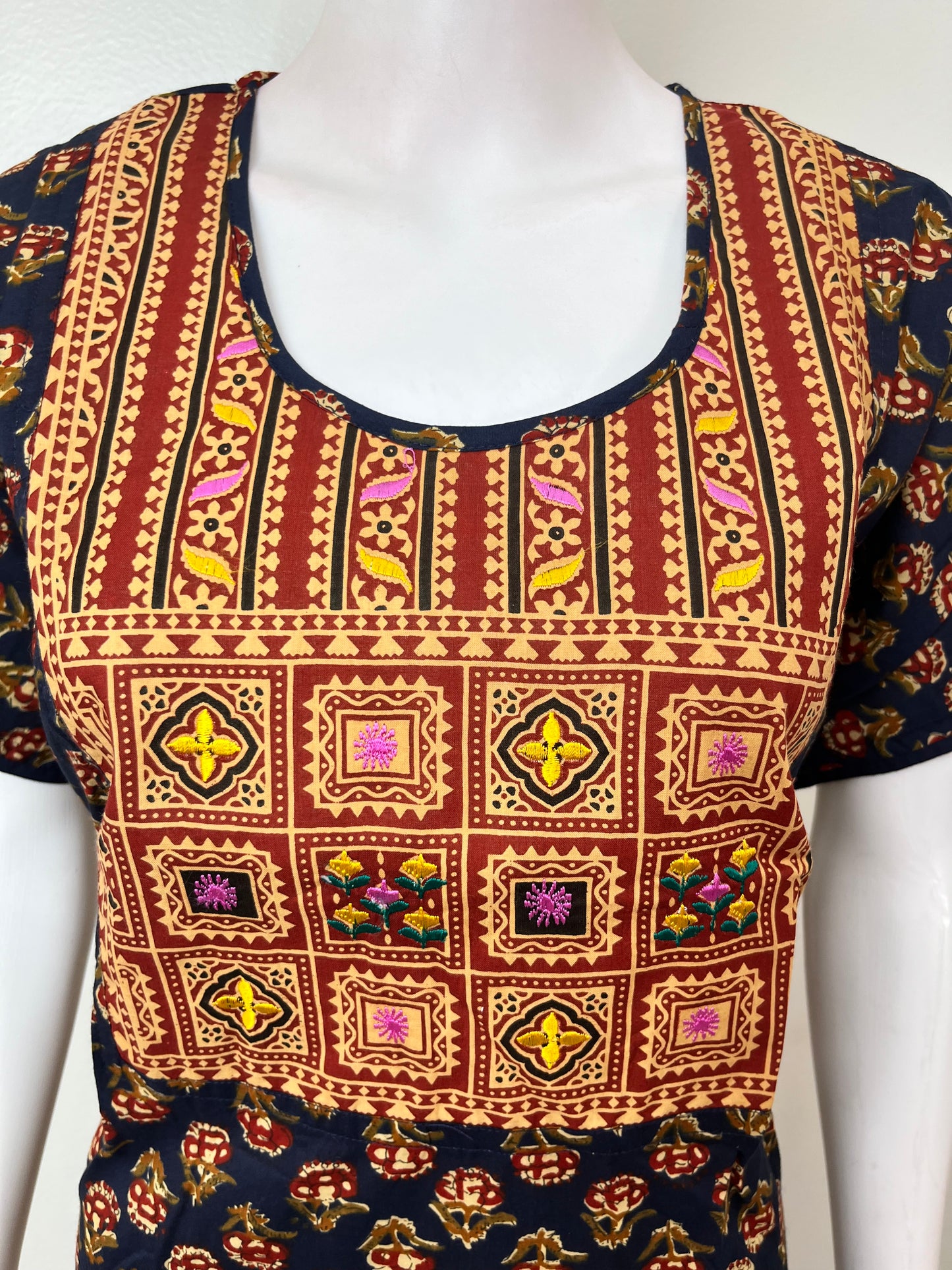 Kalamkari Cambric Cotton Soft & Comfortable Nighty