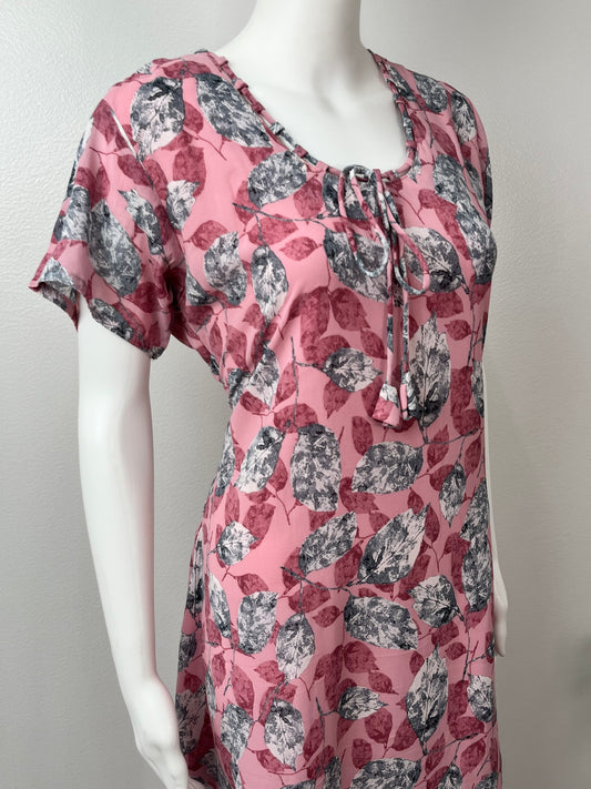 Dreamy Pink Chiffon Nighty for Women