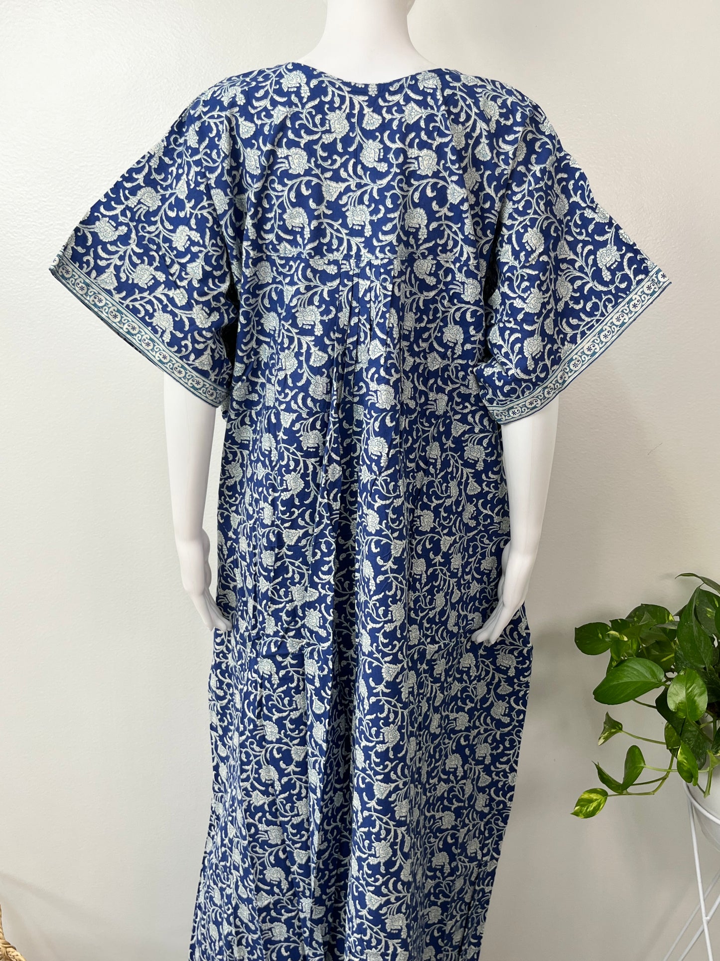 Royal Blue 100% Cotton Nighty