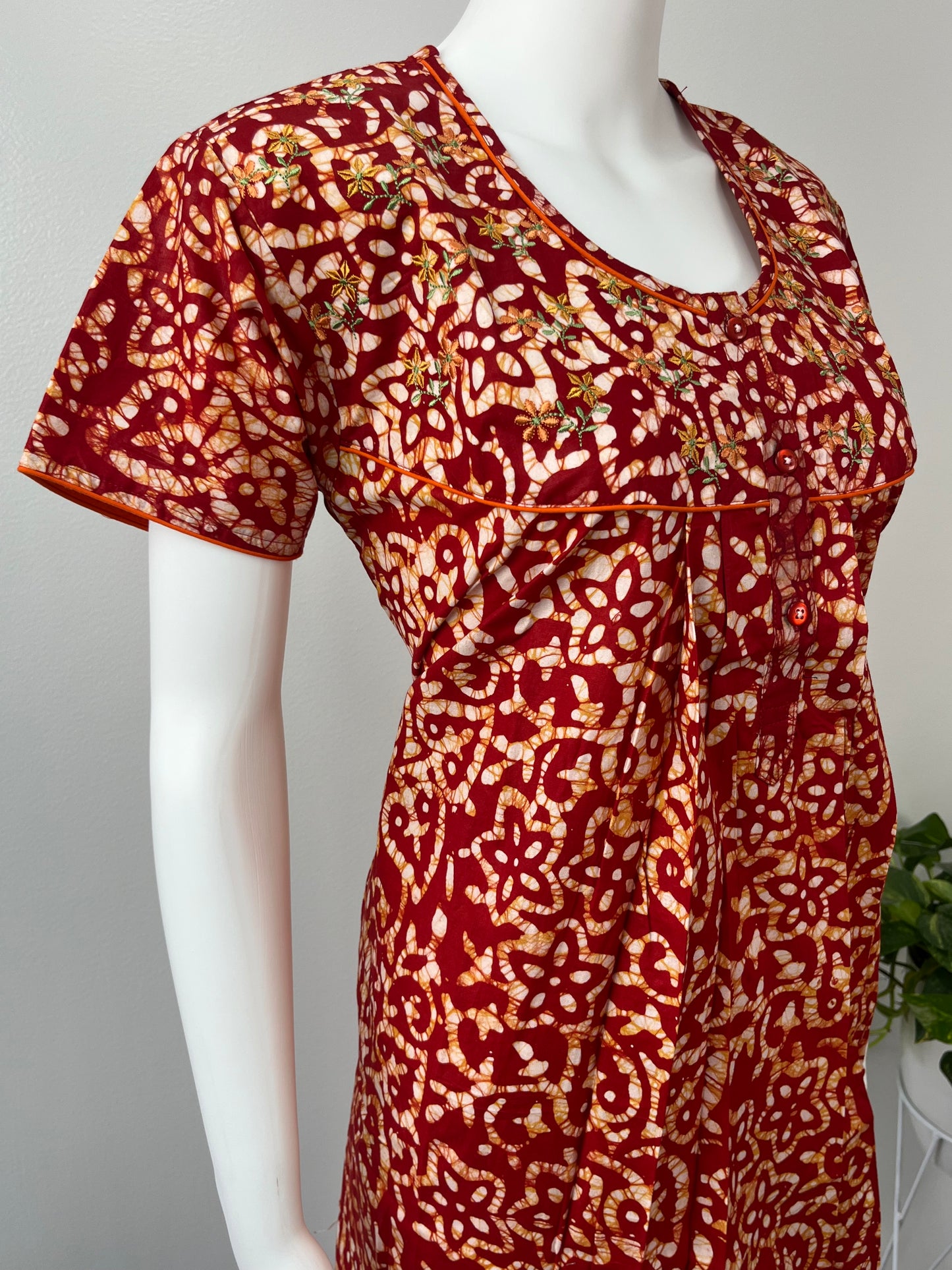 Red 100% Pure Cotton Nighty Soft and Comfortable