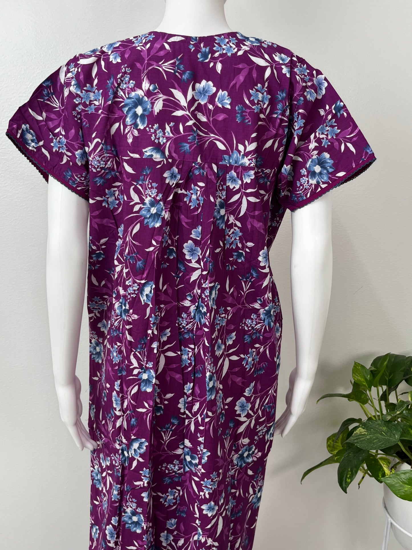Purple 100% Cotton Nighty Soft & Comfortable for Women