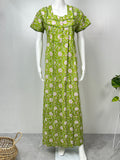 Parrot Green Women's Nighty Comfortable & Stylish