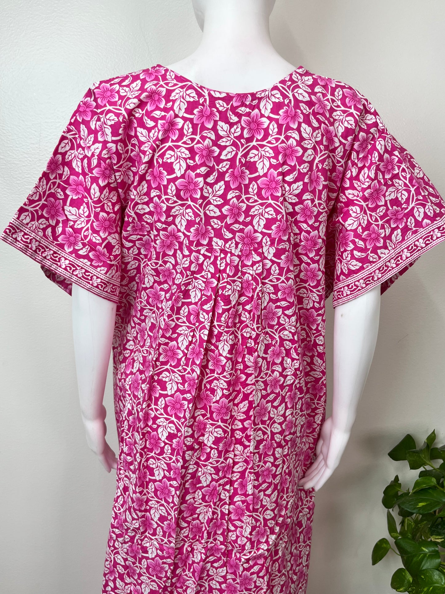 Pink Pure Cotton Nighty Soft & Comfortable