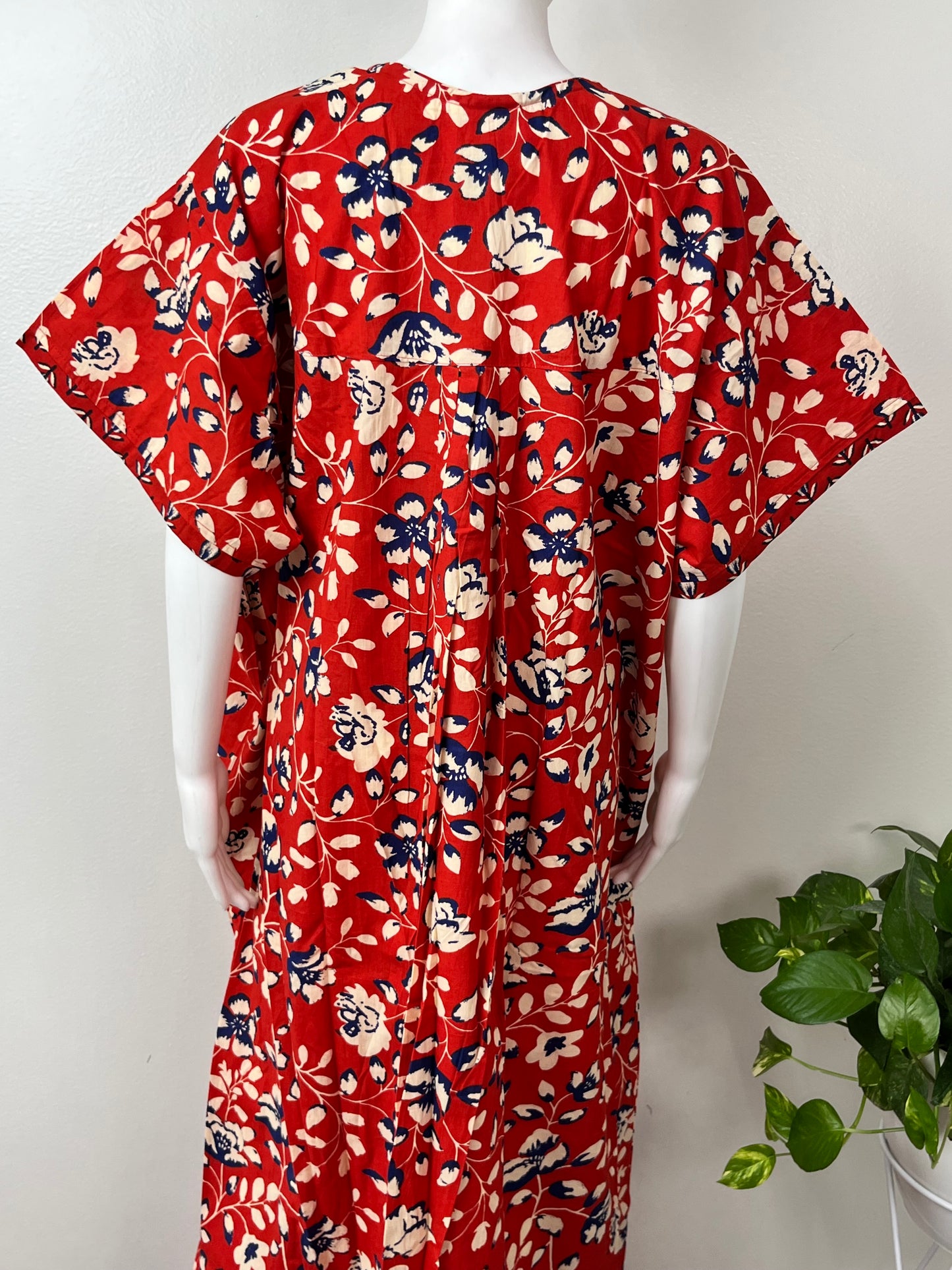 Maroon Pure Cotton Nighty Soft & Comfortable