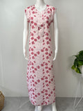 Baby Pink Sleeveless Nighty Soft & Elegant