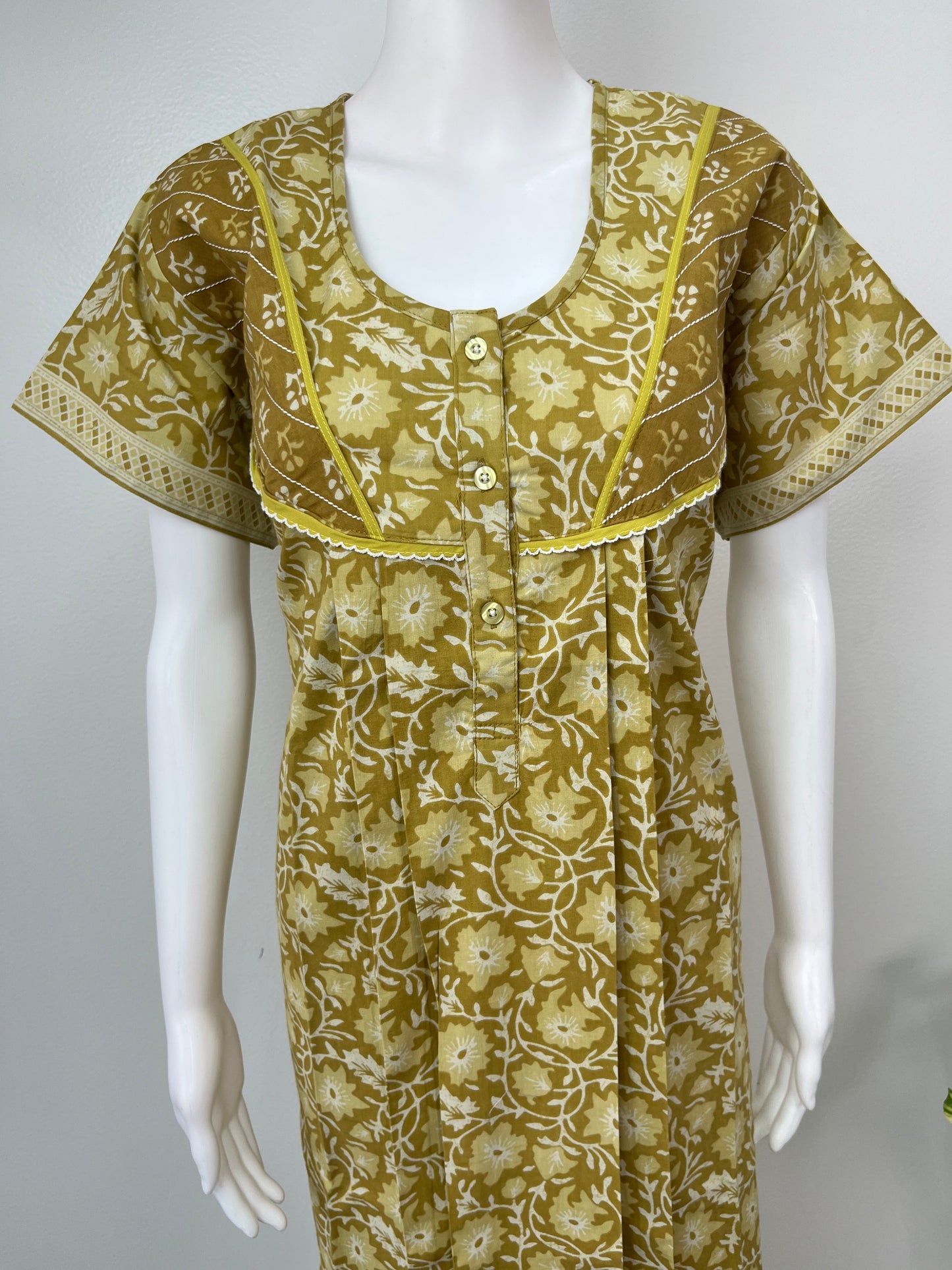 Sage Green 100 % Cotton Nighty Soft & Comfortable