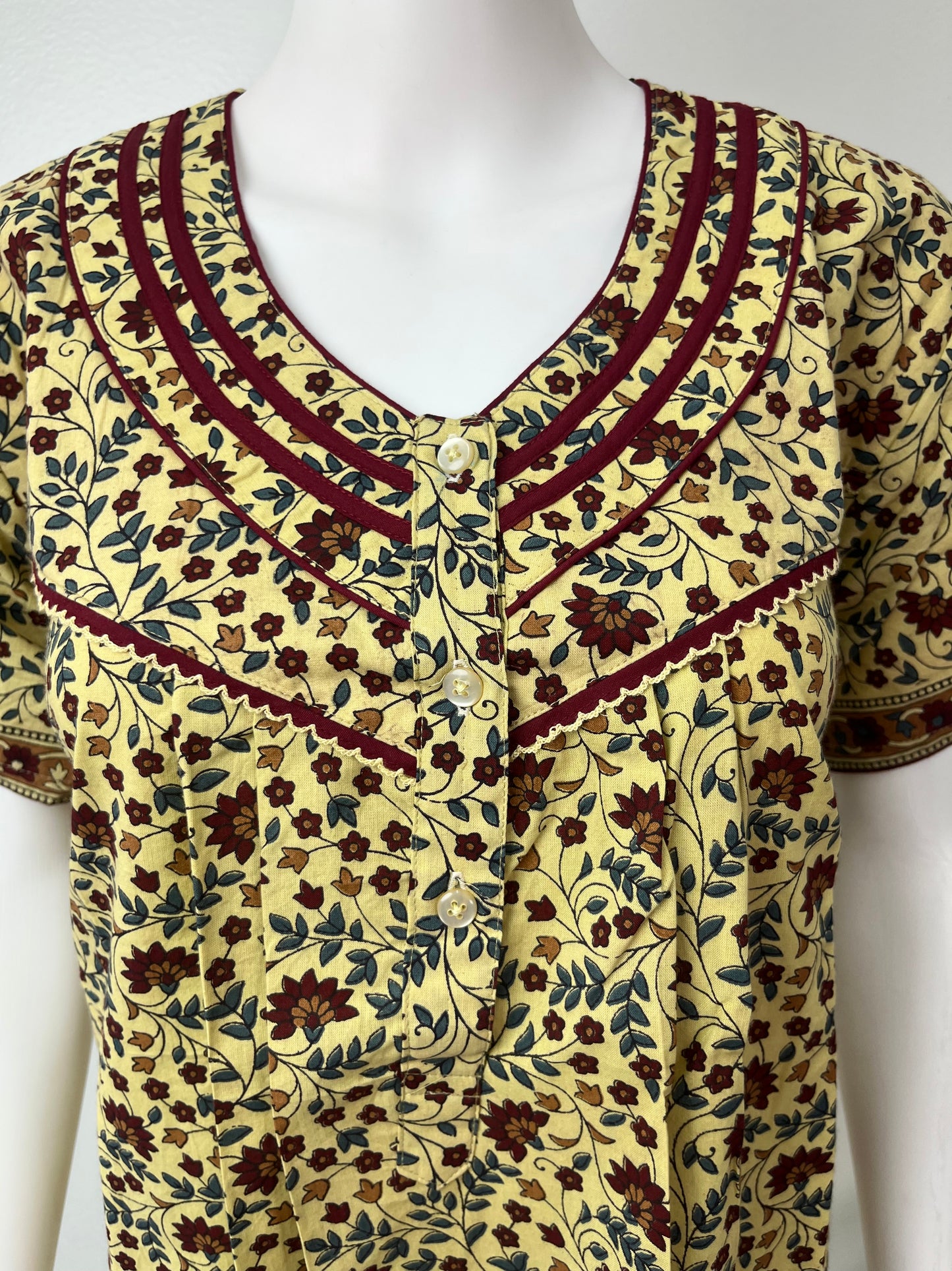 Floral Printed 100% Cotton Women's Nighty