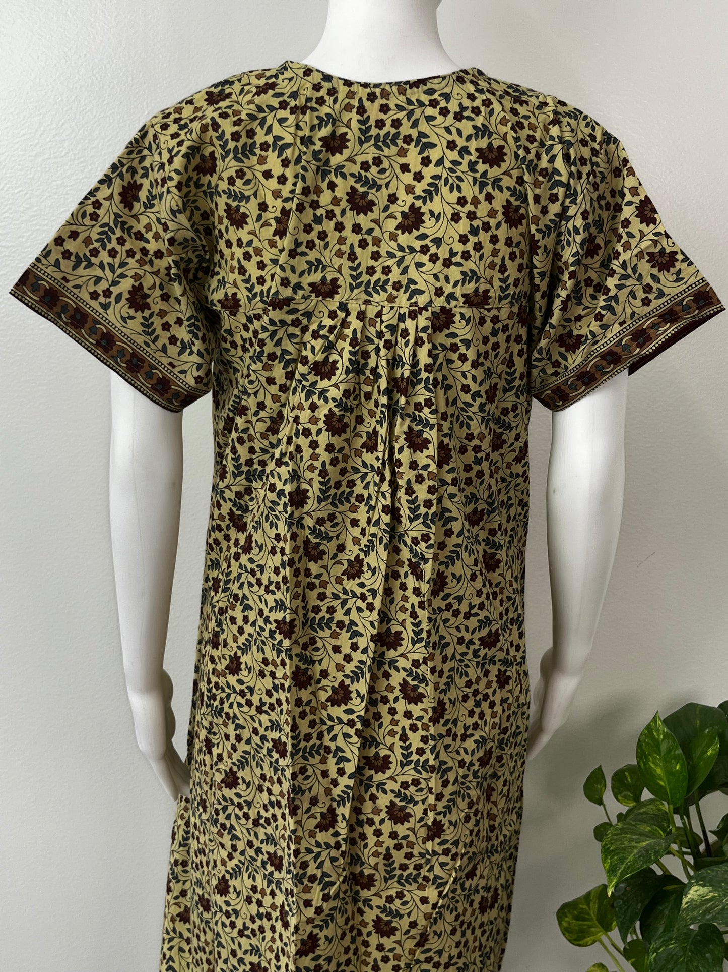 Floral Printed 100% Cotton Women's Nighty