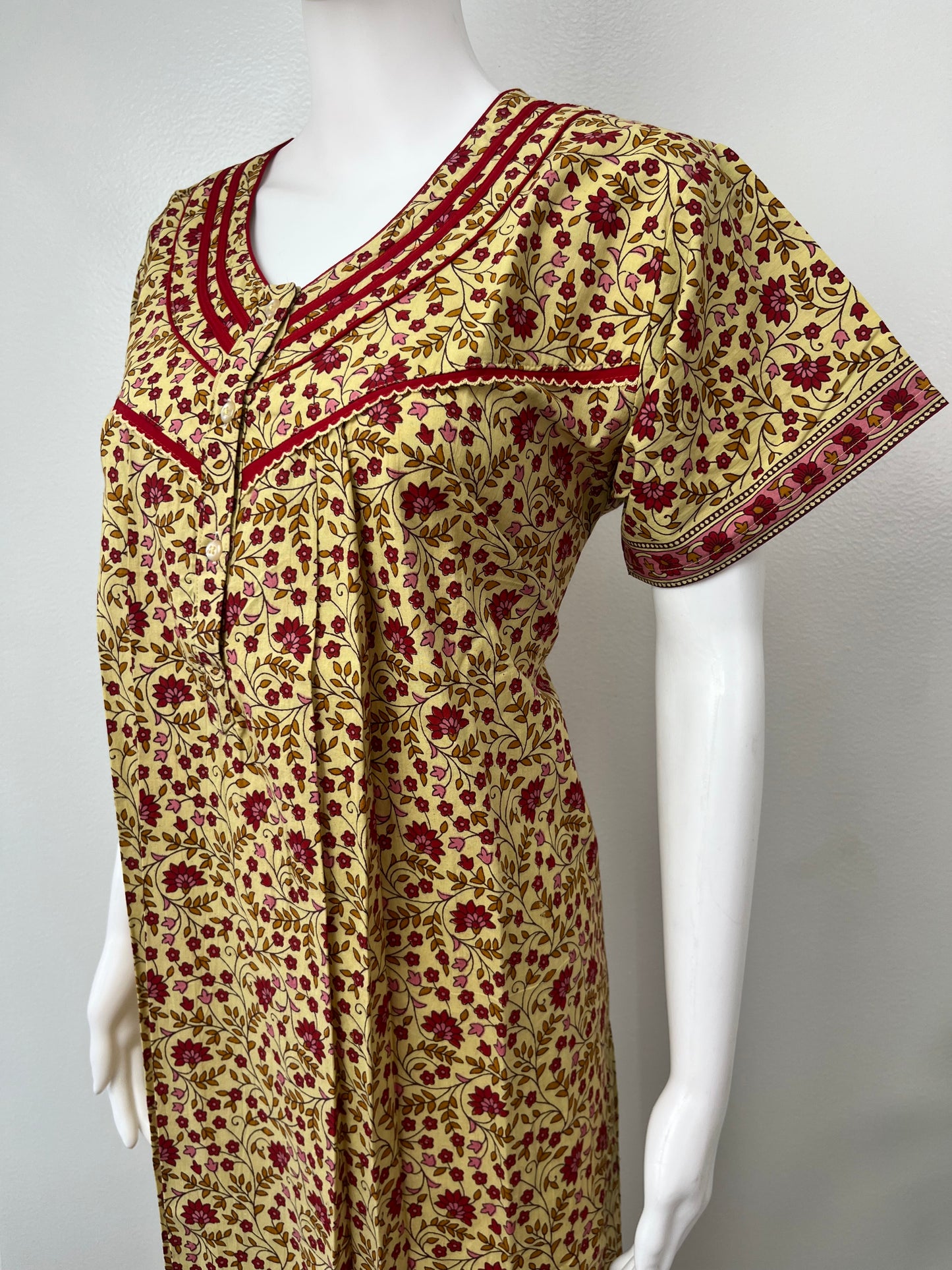 Printed Pure Cotton Nightgown for Women