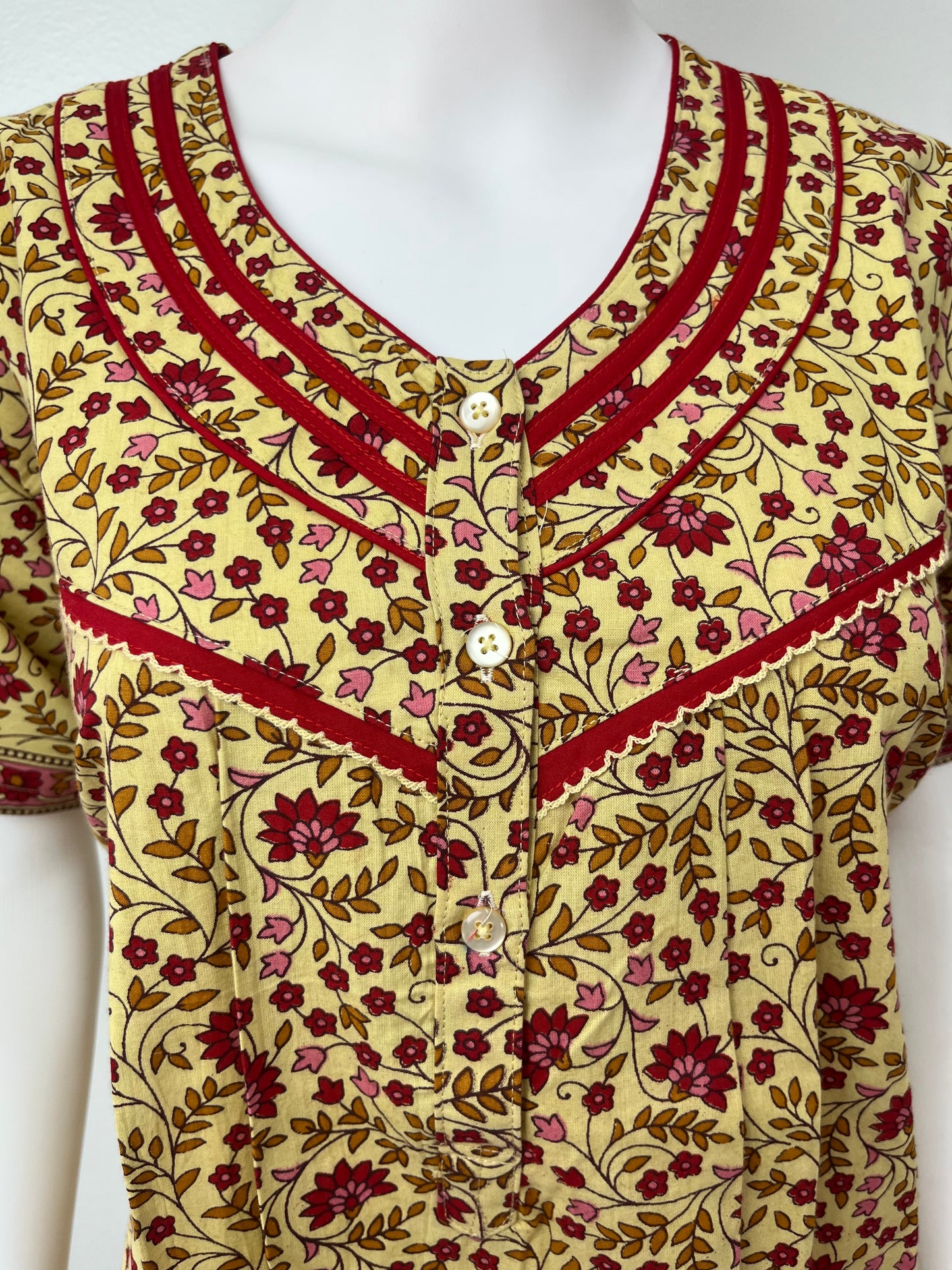 Printed Pure Cotton Nightgown for Women