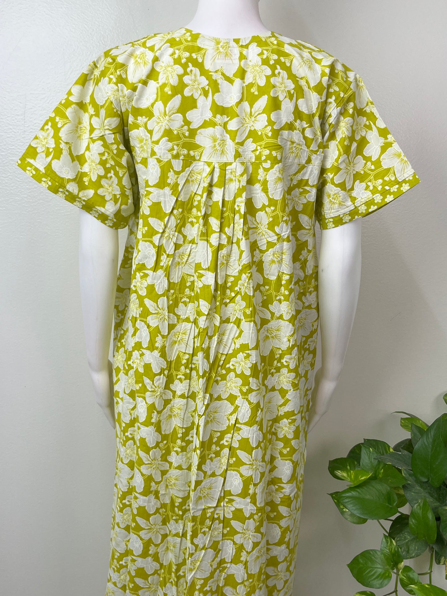 Floral Printed 100% Cotton Nightgown