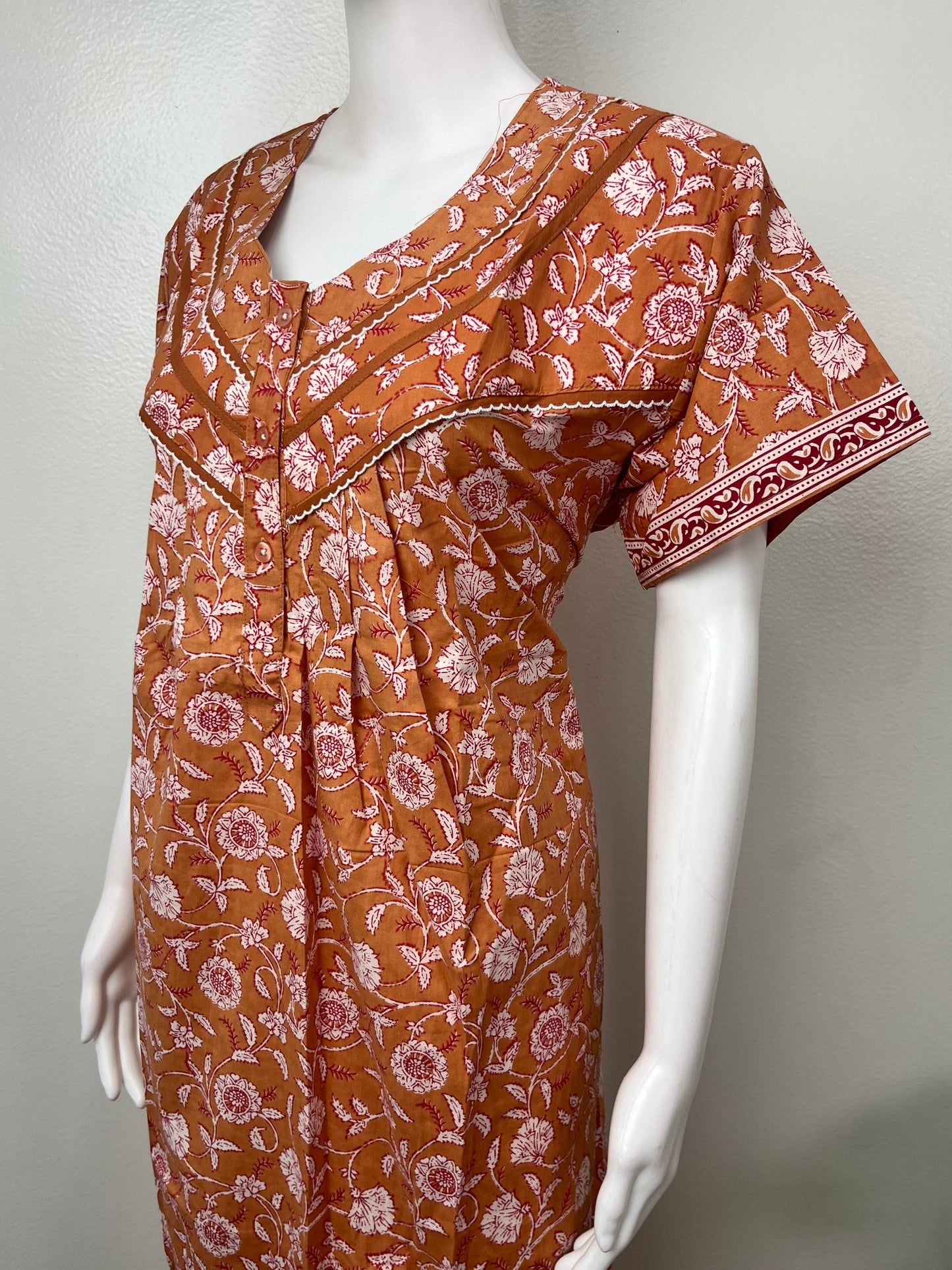 Printed Pure Cotton Women's Nighty
