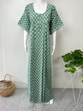 Green 100% Cotton Nightgown for Women