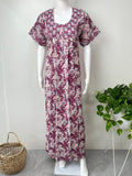 Magenta 100% Cotton Nightgown