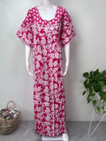 Pink Floral Printed 100% Cotton Nighty