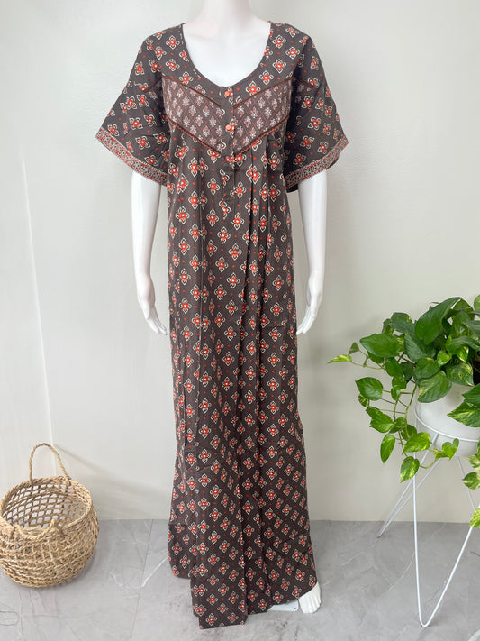 Gray Pure Cotton Nighty Soft & Breathable