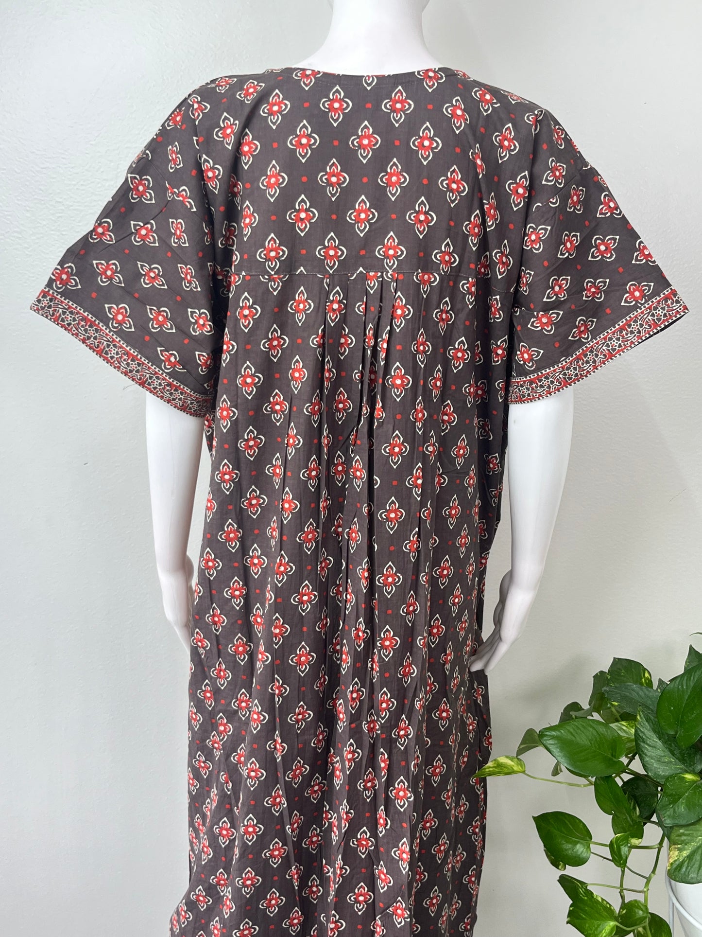 Gray Pure Cotton Nighty Soft & Breathable