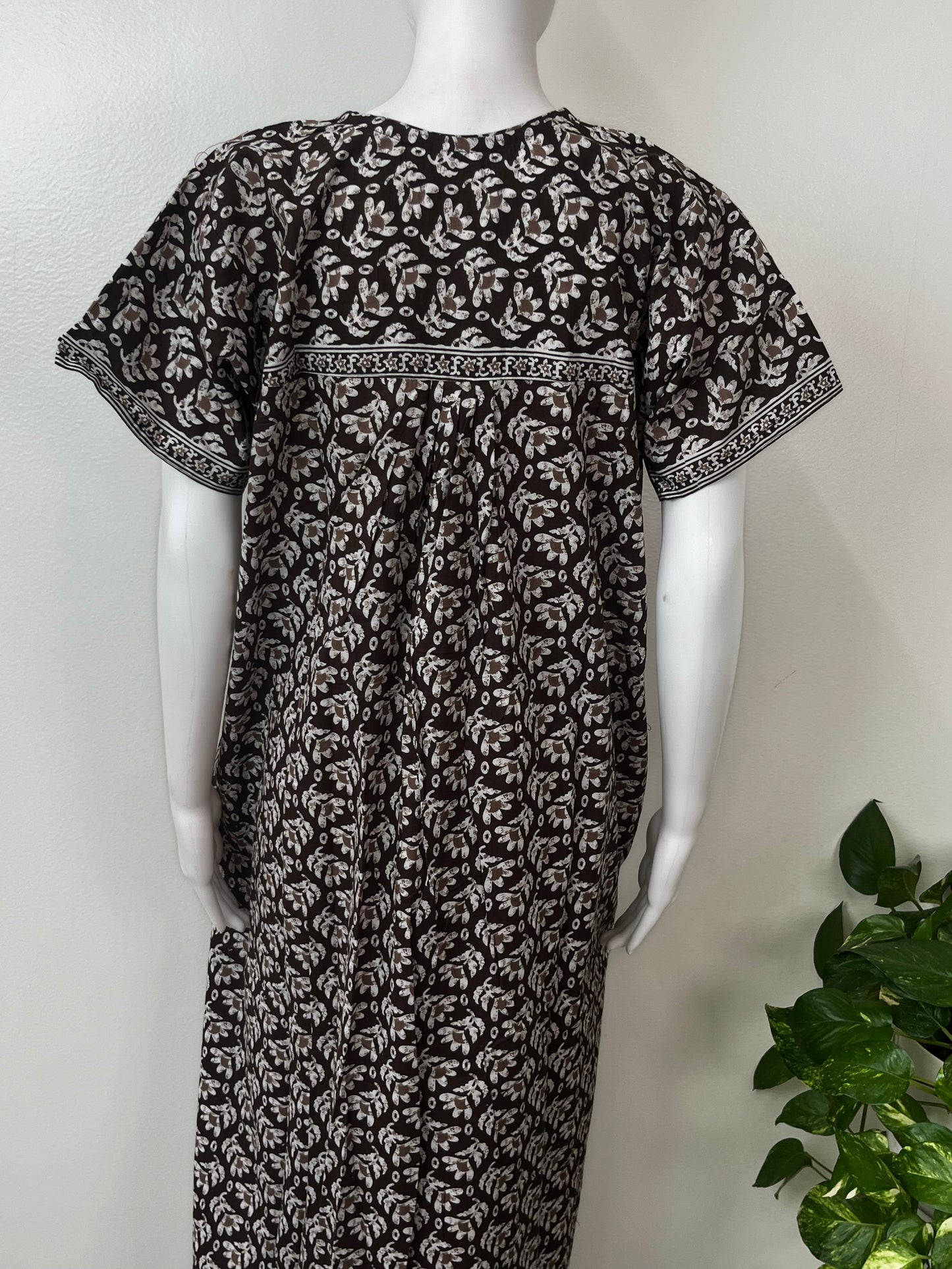 Coffee 100% Cotton Women's Nightgown