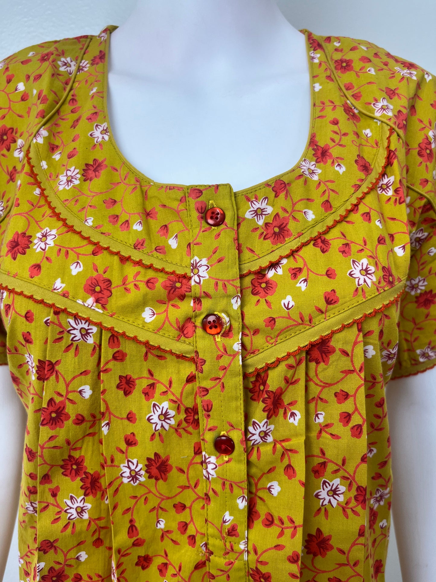 Mustard 100% Cotton Nighty Soft & Breathable