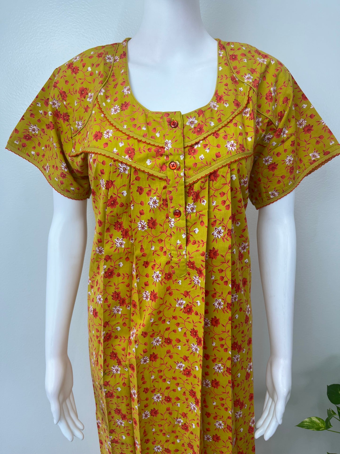 Mustard 100% Cotton Nighty Soft & Breathable