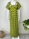 Sage Green Pure Cotton Nighty Soft & Comfortable