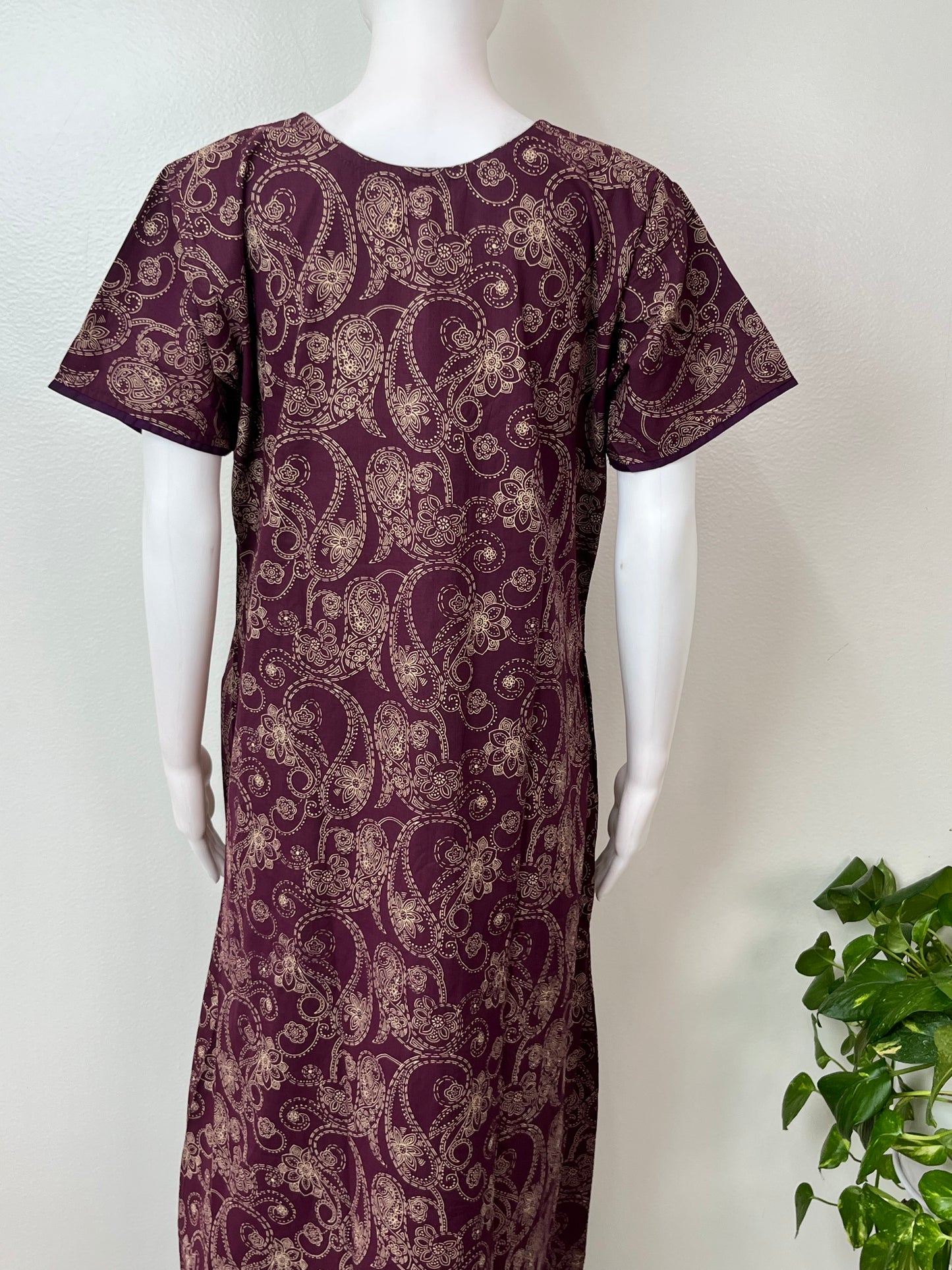 Digital Printed Pure Cotton Women's Nighty