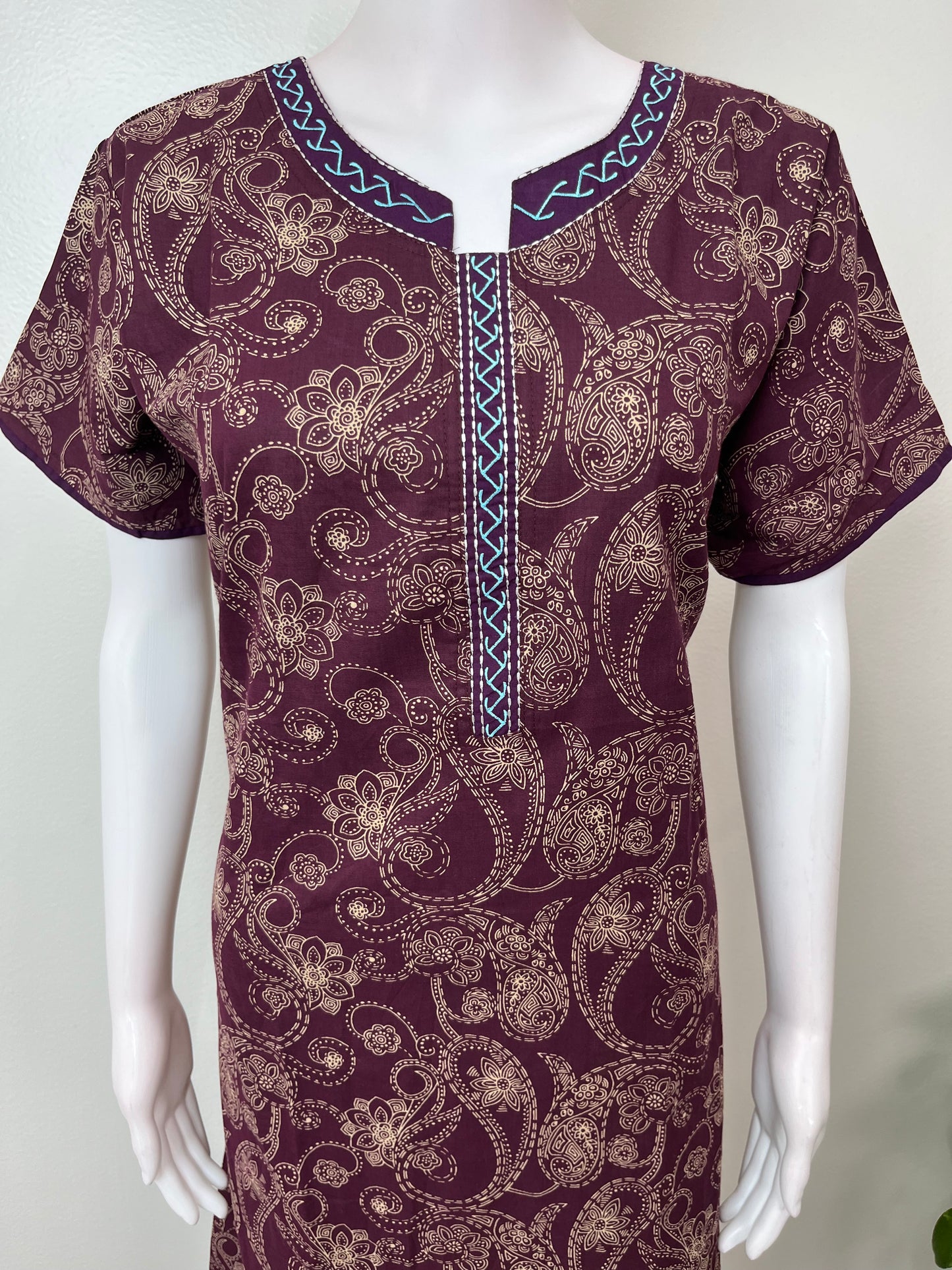 Digital Printed Pure Cotton Women's Nighty