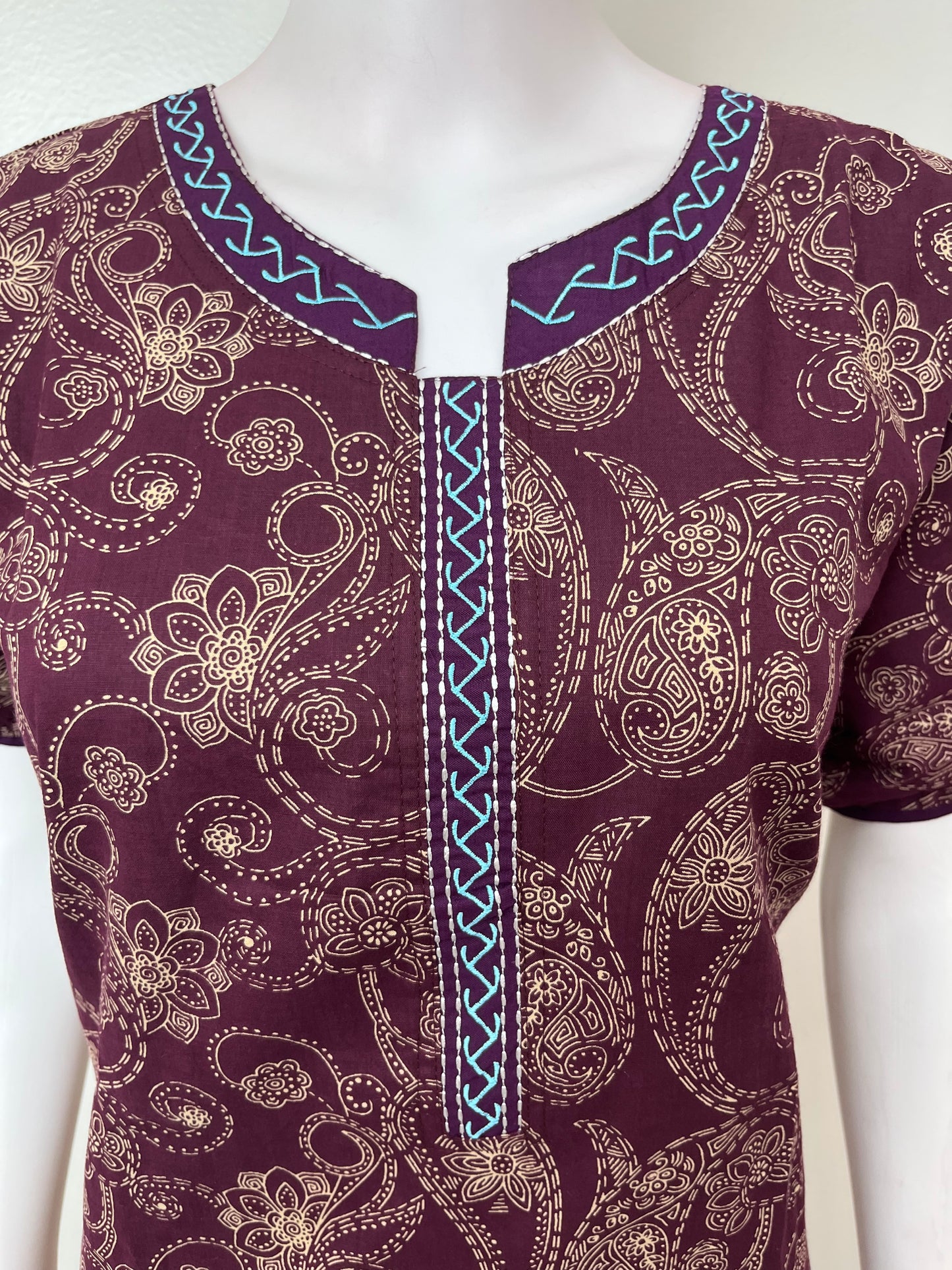 Digital Printed Pure Cotton Women's Nighty