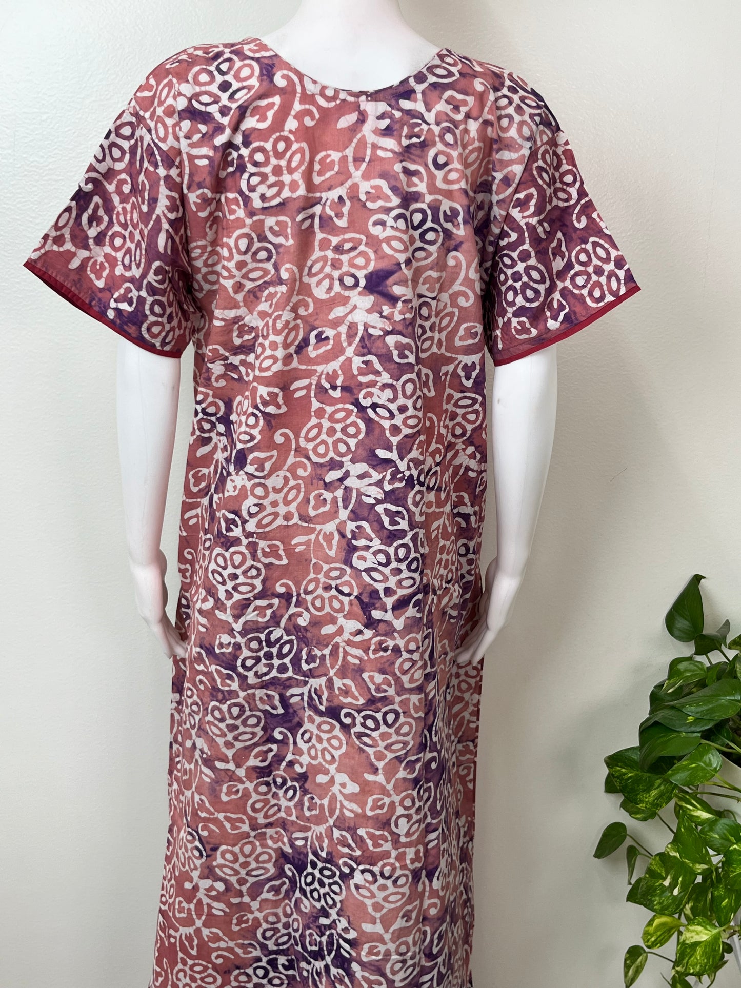 Pure Cotton Batik Print Nighty for Women