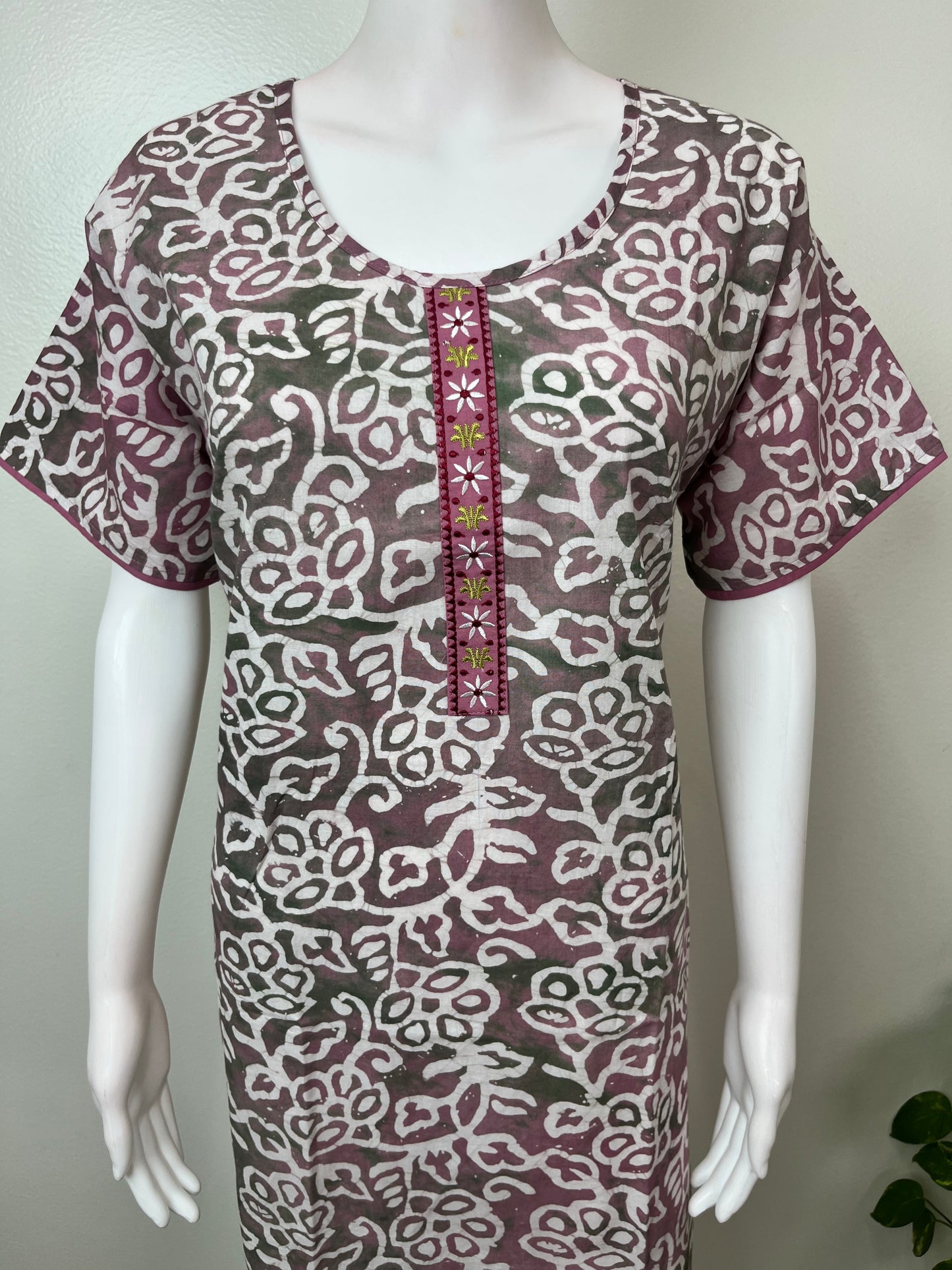 Batik Print Pure Cotton Nighty Soft & Comfortable