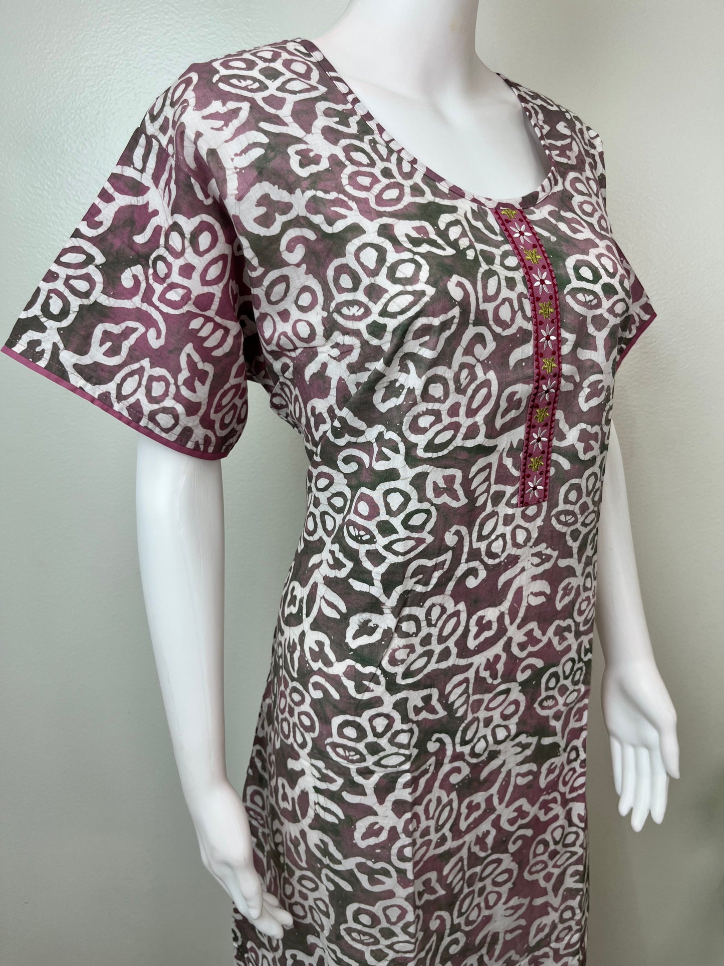 Batik Print Pure Cotton Nighty Soft & Comfortable