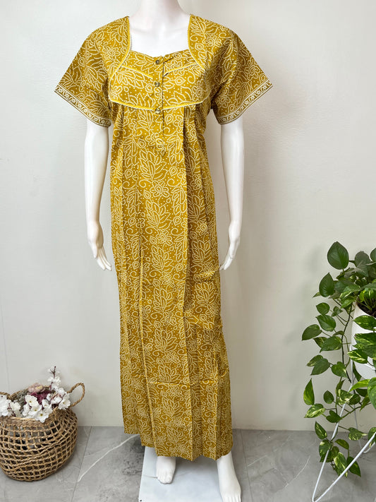 Bandhani Print 100% Cotton Women's Nighty