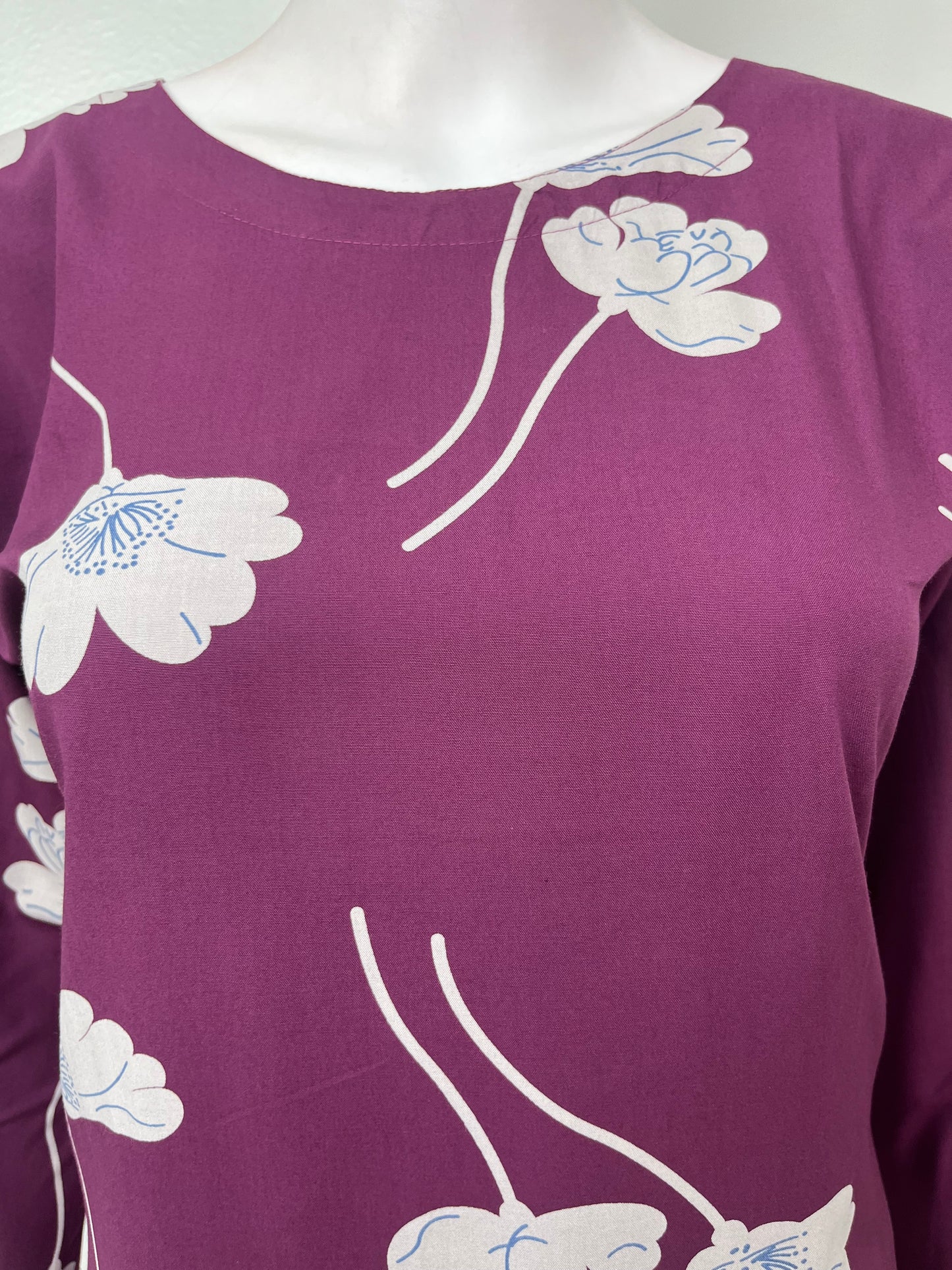 Purple Rayon Night Suit