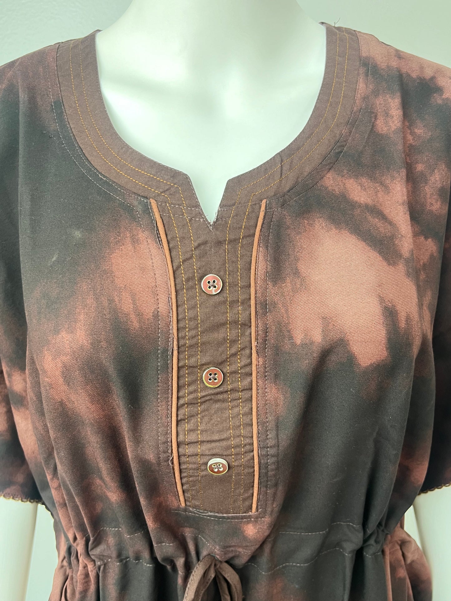 Coffee Alpine Kaftan Elegant & Classy