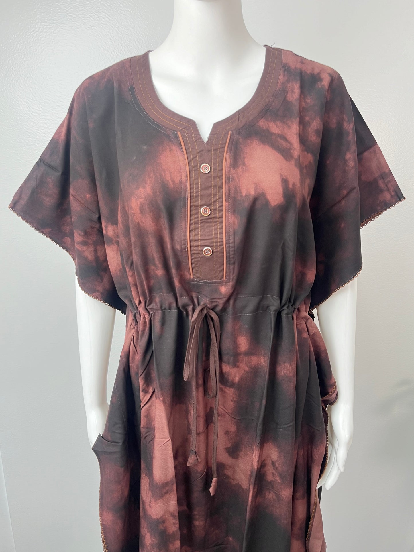 Coffee Alpine Kaftan Elegant & Classy