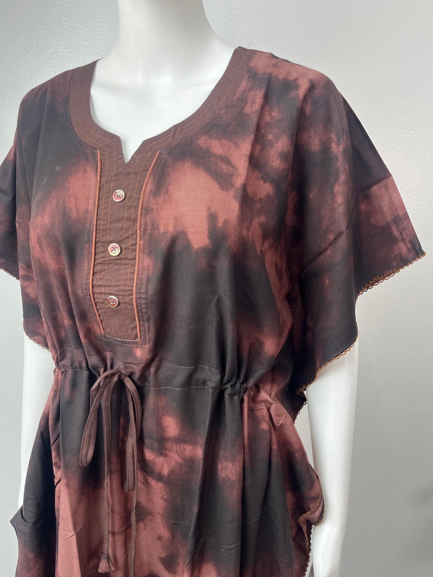 Coffee Alpine Kaftan Elegant & Classy