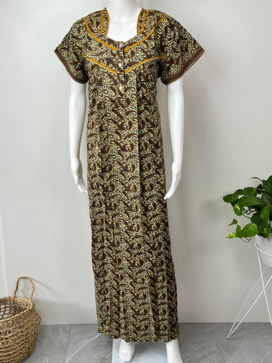 Jaipuri Printed 100% Cotton Women's Nighty