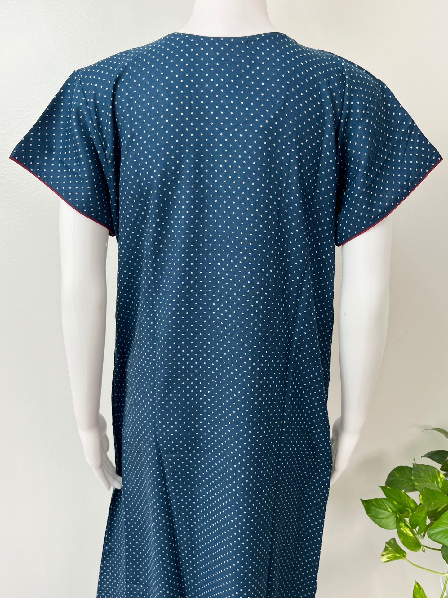 Turquoise Soft & Stylish Alpine Fabric Nighty