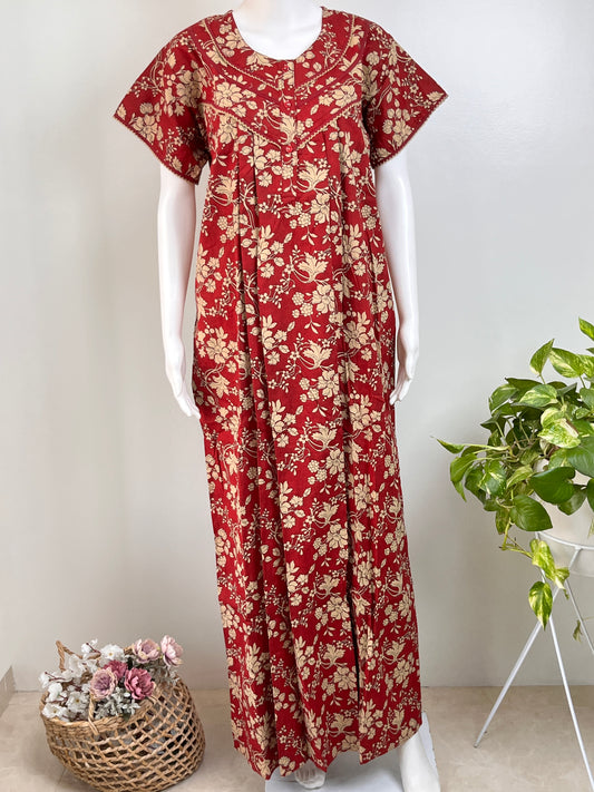 Cotton Fabric Lightweight & Airy Nightgown