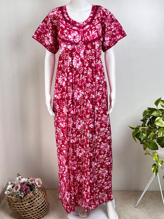 Printed Women Cotton Nighty Comfortable & Stylish Nightwear