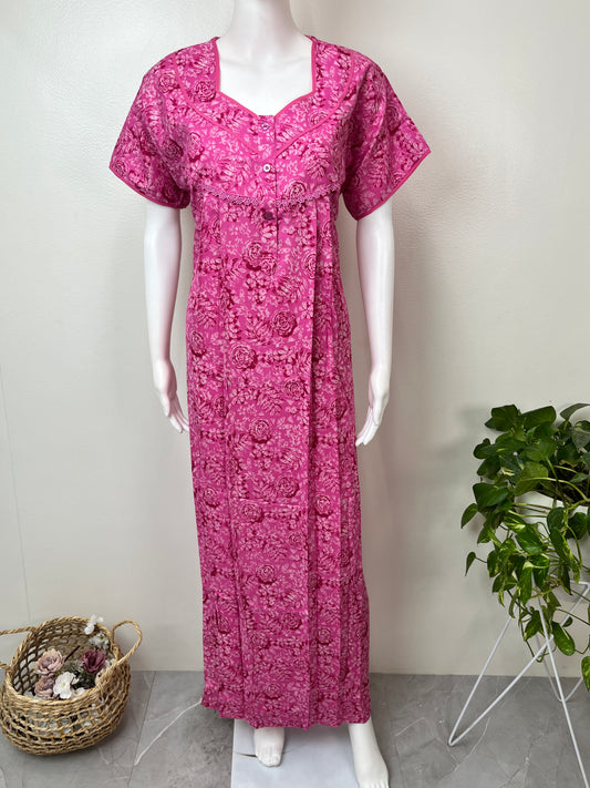 Hot Pink Soft & Breathable Alpine Nighty
