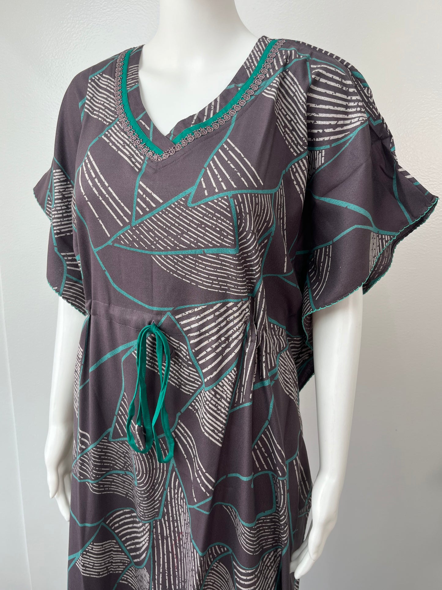 Grey Alpine Kaftan Elegant & Classy