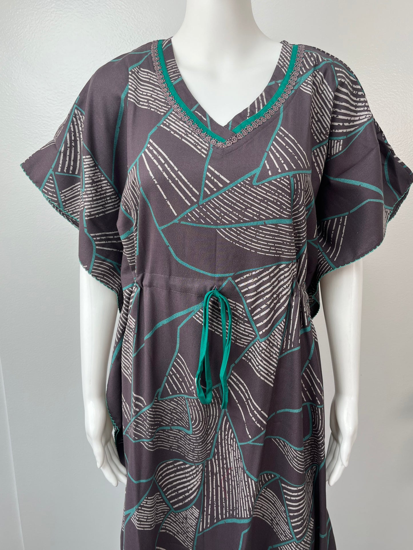 Grey Alpine Kaftan Elegant & Classy