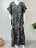 Grey Alpine Kaftan Elegant & Classy