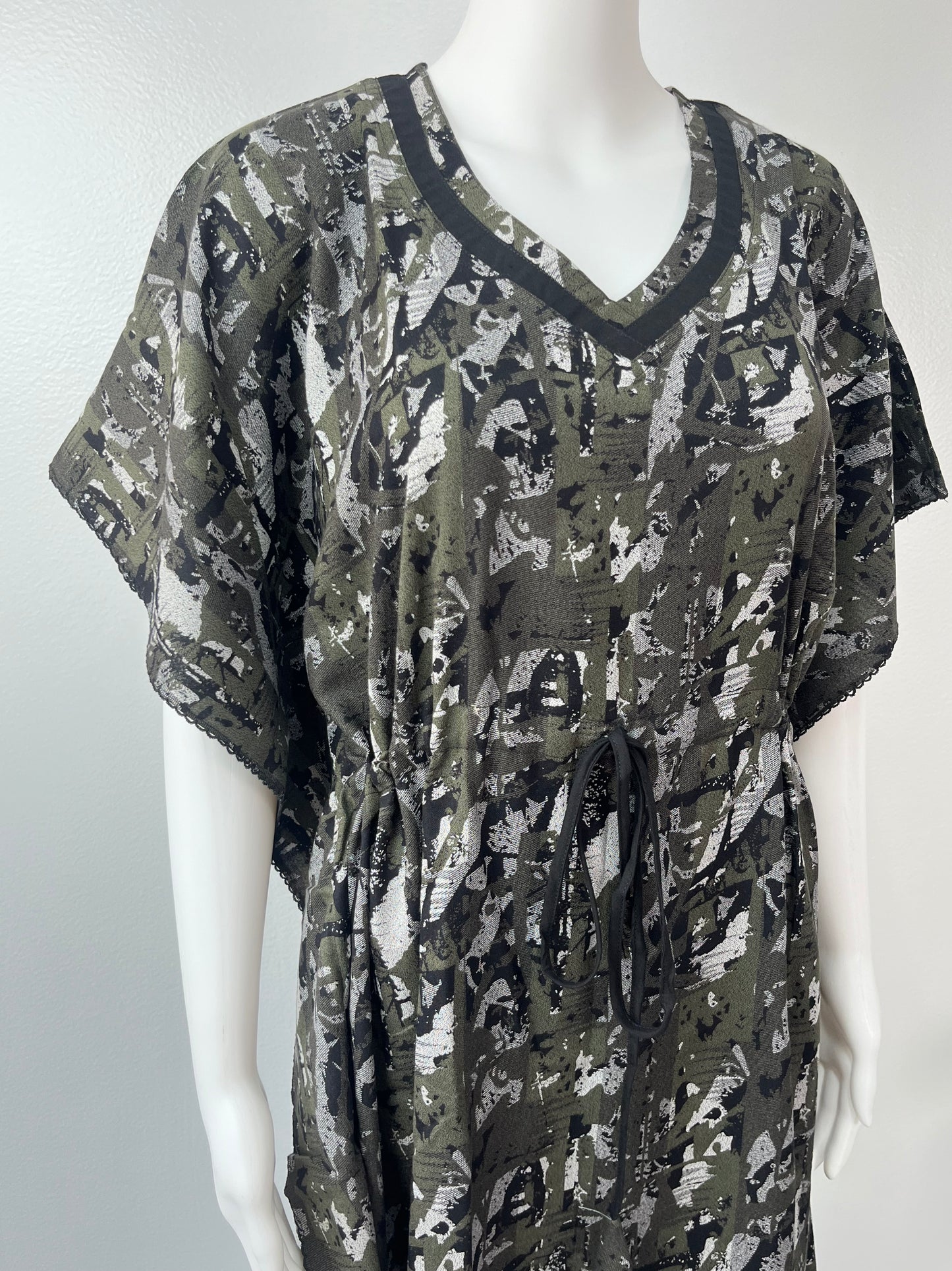Olive Green Alpine Kaftan Elegant & Classy