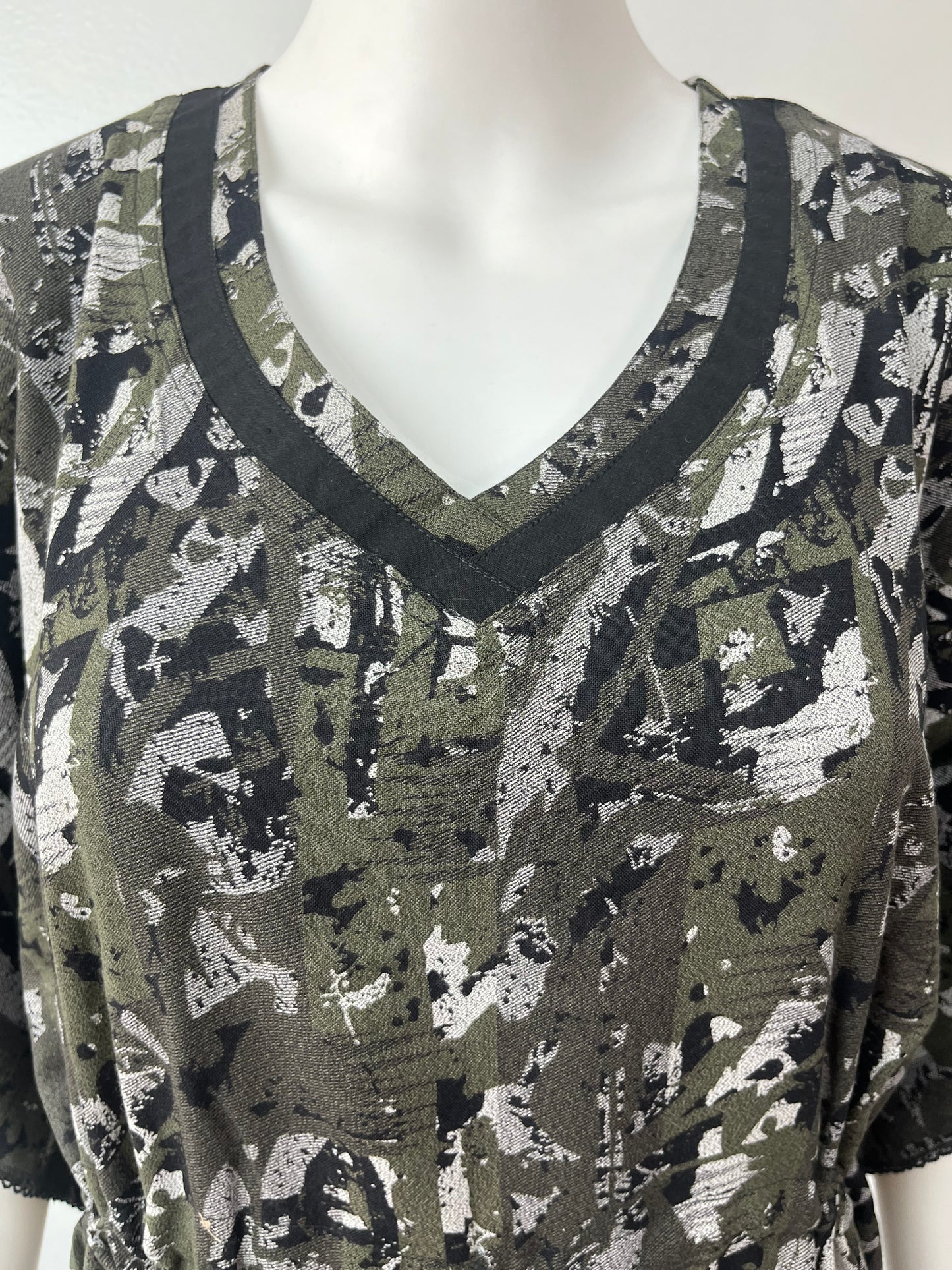 Olive Green Alpine Kaftan Elegant & Classy