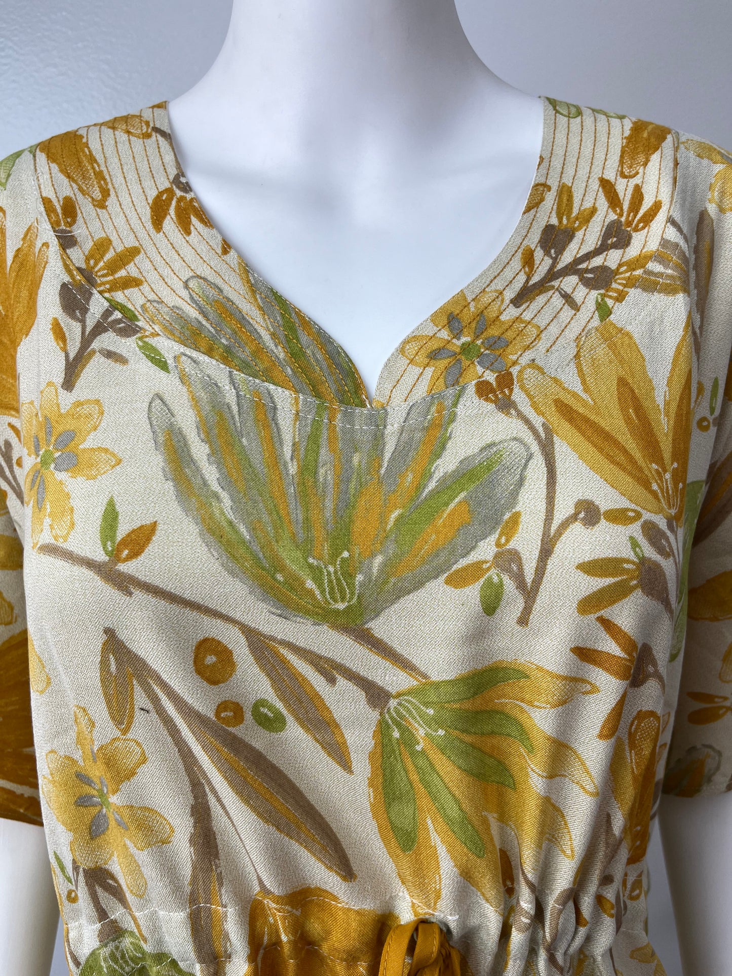 Sage Green Soft Alpine Fabric Kaftan